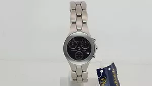 Orologio Philip Watch Ref.8273950535 Nero Data Chrono 3ATM Watch Steel - Imagen 1 de 1