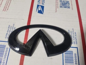 Infiniti G35 x G37 s trunk black emblem badge decal logo symbol OEM 03-13 - Picture 1 of 5