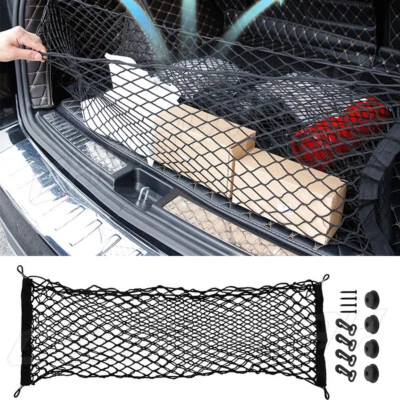 Rear Trunk Envelope Style Mesh Web Cargo Net for DODGE CHALLENGER 2008-2023 New — 第 1/4 张图片