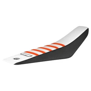 Cubierta de asiento KTM SX 65 2024-2025 de Enjoy Mfg costillas NEGRO/BLANCO/NARANJA #426 - Imagen 1 de 3