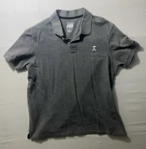 Disney Parks Star Wars Poloshirt Herren Large grau Storm Trooper gesticktes Logo - Bild 1 von 9