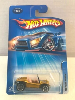 风火轮 MEYERS MANX 共模车轮变体 - 2005 主线 #139 金色 — 第 1/4 张图片