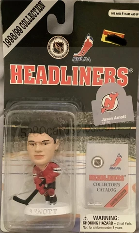 JASON ARNOTT 1998-99 Corinthian HEADLINERS Hockey Figure * NHL Devils NIB Cover