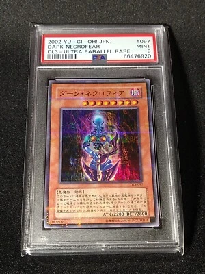 Yu-Gi-Oh! Japanese Dark Necrofear DL3-097 Ultra Parallel Rare PSA 9 MINT - Image 1 of 2