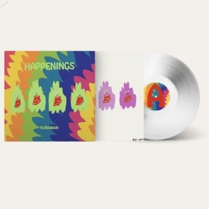 Kasabian Happenings Limited Edition Clear Vinyl & Numbered Art Print [New] - Picture 1 of 2