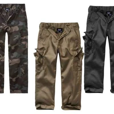 BRANDBLACK Hose Kids US Ranger Trouser für Kinder von Brandit Cargo oliv schwarz camouflage