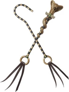 Egyptian Cobra Pharaoh Scepter Set Fancy Dress Up Halloween Costume Accessory - Picture 1 of 1
