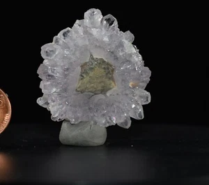 Amethyst Stalactite Flower Slice Uruguay polished Both Sides Jewelry Wire Wrap  - Picture 1 of 6