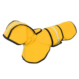 Dog Raincoat Waterproof Reflective Pet Rainwear Hooded Coat Clothes Small/Medium - Picture 1 of 15