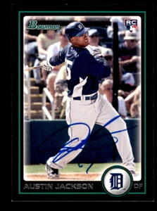 2010 Bowman - Austin Jackson RC - On Card Autograph - Picture 1 of 3