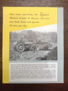 Original "Ferguson Manure Loader & Manure Spreader" - Prospekt 1956 - Picture 1 of 2