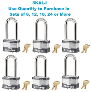 Master Lock 5KA Corto, 5KALF Mediano o 5KALJ Largo, Código A348 Llave Igual - Imagen 1 de 6