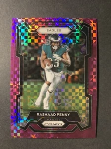 2023 Panini Prizm Football Rashaad Penny Purple Power /49 #242 - Eagles - Picture 1 of 2