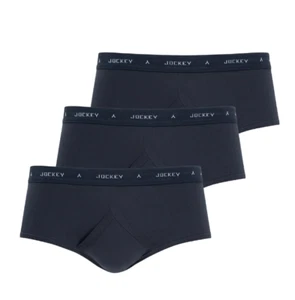 Jockey CLASSIC Y-Front Brief 3 Pack Navy size 2XL 40 Inch waist - Picture 1 of 3