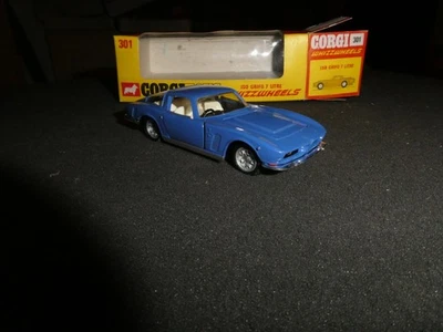 Corgi 301 Iso Grifo 7 Litre Coupe 70ies 1/43 Top Restauriert in Repro Box - Bild 1 von 4