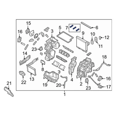 For Hyundai Sonata 2015-2019 Hyundai 97128C2000 HVAC Blower Motor Resistor Foto 1 de 4