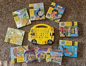 Leapfrog My First LeapPad Learning System w/ 10 Books and Cartridges - TESTED - Picture 1 of 12