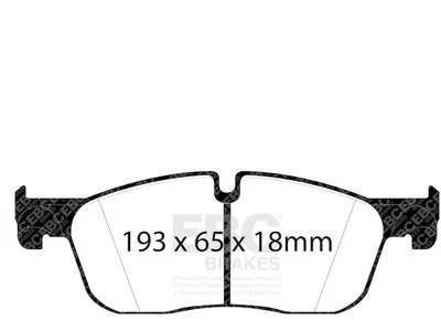 For 2016-2019 Land Rover Range Rover Evoque Brake Pad Set Front EBC 49524MKKW - Image 1 of 4