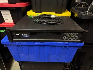 QSC CX254 Power Amplifier 4-Channel Amp 450W at 2Ω - 250W at 4Ω Per Ch + Adapter - Picture 1 of 12
