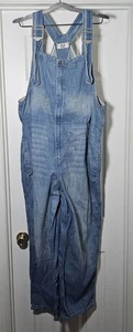Mono de mezclilla Free People Hunter We The Free holgado ajustable talla mediana - Imagen 1 de 6