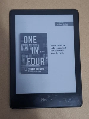 Amazon Kindle Paperwhite (11th Gen) 8GB, Wi-Fi, 6.8 in - Black  Dark Mode A - Image 1 of 4