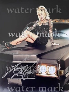 DOLLY PARTON AMERICAN ACTRESS SINGER REPRINT SIGNED 8"X11". #23 - Picture 1 of 1