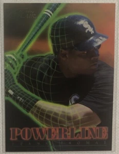 1996 Flair Baseball Frank Thomas Powerline Insert Card #9 White Sox - Picture 1 of 1