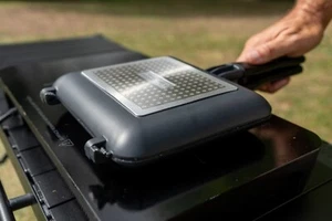 RidgeMonkey Induction Connect Compact Sandwich Toaster XL Edition / Utensils NEW - Picture 1 of 9