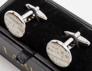Larking Mathematical Formula Cuff Links New in Gift Box - Picture 1 of 4