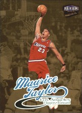 1998-99 Ultra Gold Medallion Clippers Basketball Card #87G Maurice Taylor
