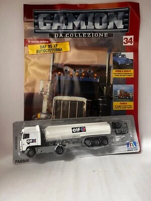 DAF 95 XF AUTOCISTERNA 1:87 ELF USCITA 34 CAMION DA COLLEZIONE ITALERI - Immagine 1 di 2