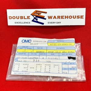 NOS OEM OMC Bombardier Beloit 320802 Stop, Idle Adj. Screw ONE (1) PER ORDER - Picture 1 of 3