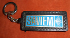 Porte-clés Key ring Métal émaillé support cuir véritable RENAULT SAVIEM