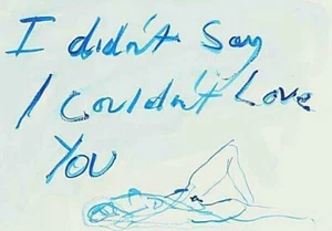 Art Postcard Ltd Edition Print shop Proof Tracey Emin Love You 10 available  - Picture 1 of 12