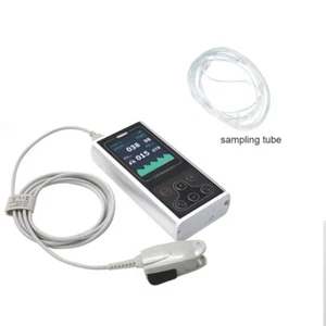 CA10S 2.8" Handheld Capnograph Patient Monitor SpO2 Sidestream CO2 Adaptor Pipe - Picture 1 of 10