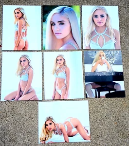 Lote De 7 Fotos NAOMI WOODS 8X10 ESTRELLA PORNO - Imagen 1 de 1