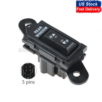 Interruptor de puerta de ventana eléctrica trasera F2TZ-14529-A para Ford 92-96 Bronco / 1991 Aerostar Foto 1 de 4