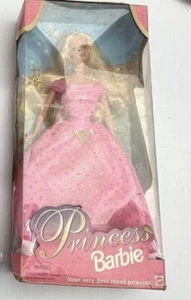 Muñeca Princesa Barbie Rubia 1998 Fácil de Vestir Mattel #22891 ¡NUEVA SELLADA EN CAJA! - Imagen 1 de 8
