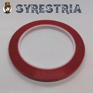 Cinta adhesiva / cinta de audio / 1/4" pulgadas / 65 metros / roja / NUEVA - Imagen 1 de 1