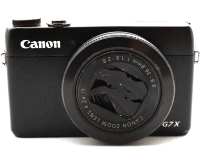 Cámara digital Canon G7X PowerShot 20,1 MP (color negro) para piezas no funciona Foto 1 de 4