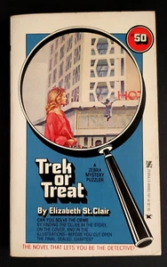 TREK or TREAT by Elizabeth St. Clair (Zebra, 1980) Mystery Puzzler #50 - NOS - Bild 1 von 2