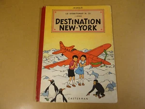 BD EO HERGÉ 1951 / LES AVENTURES DE JO, ZETTE ET JOCKO - DESTINATION NEW-YORK - Foto 1 di 9