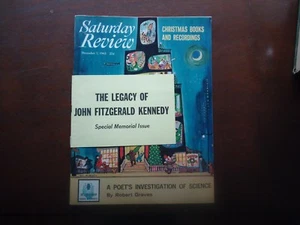SATURDAY REVIEW DECEMBER 1963 THE LEGACY OF JOHN FITZGERALD KENNEDY SPECIAL MEMO - Picture 1 of 4