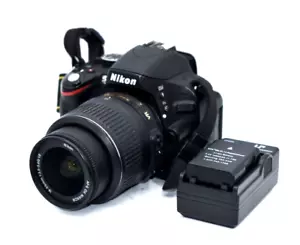 Nikon D5100 16.2MP Digital SLR Camera w/ 18-55mm VR Lens EX+ TESTED! - Picture 1 of 4