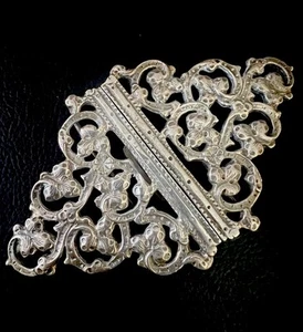 Antike Sterling Silber 1956 schwere Krankenschwestern Schnalle 56 Gramm - Bild 1 von 9