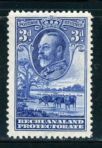 Bechuanaland 108 SG102 MH 1932 3p blau KGV Definitive CV$5 - Bild 1 von 2