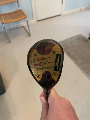 Vintage 1960s Wilson 4-Wood Strata-Bloc Staff Model Aqua-Tite 4300 Steel Shaft - Image 1 of 4