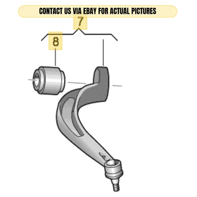 Brazo de control delantero izquierdo audi a4 a5 q5 2010-2012 usado OEM 8K0407693T Foto 1 de 4
