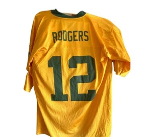 JERSEY Aaron Rodgers Green Bay Packers #12 Large NFL Players Genuine Football - Picture 1 of 1
