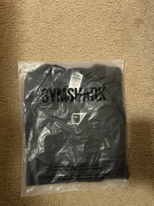 Gymshark Onyx 5.0 Seamless Long Sleeve T-Shirt - Black/Light Grey - Medium - Picture 1 of 2